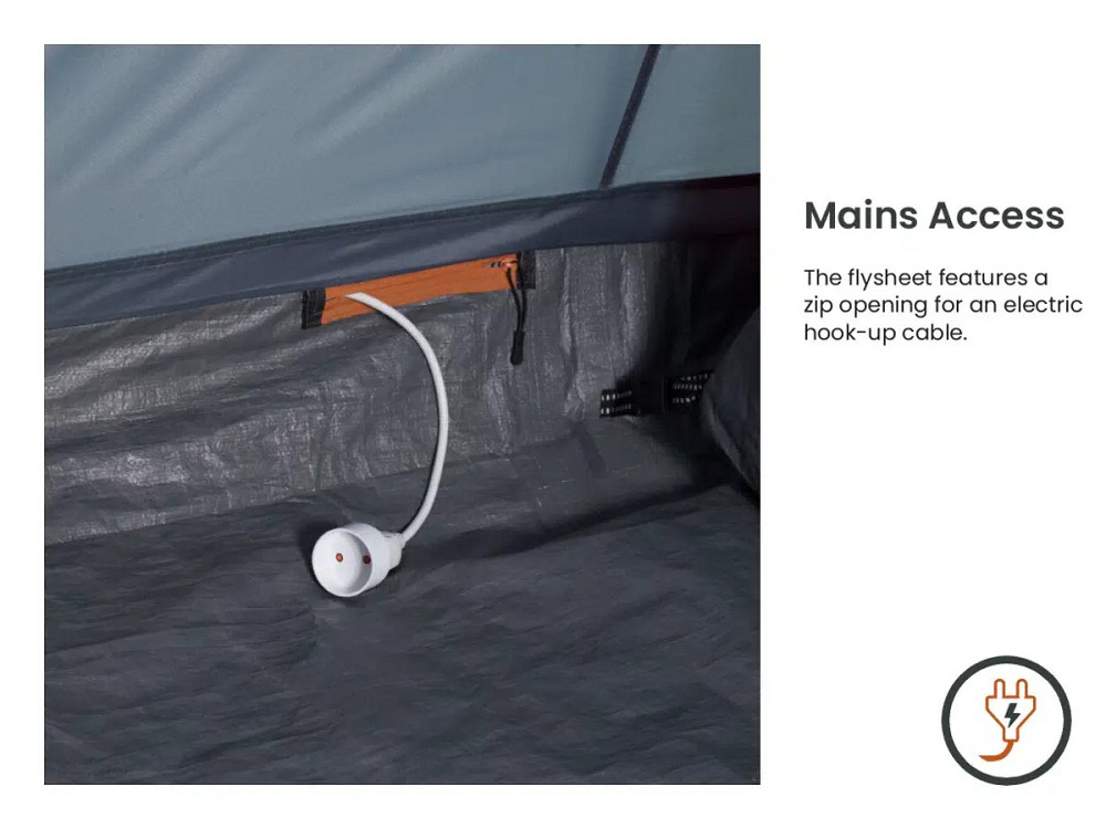 Палатка пятиместная Easy Camp Hamra 5 (120495) Київ - фото 9