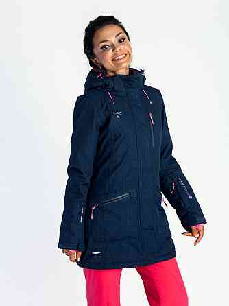 Женская удлиненная зимняя куртка- парка 