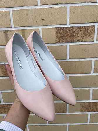 Arcoboletto Балетки жіночі Arcoboletto пудра натуральна шкіра 39р. (4627) Коломия