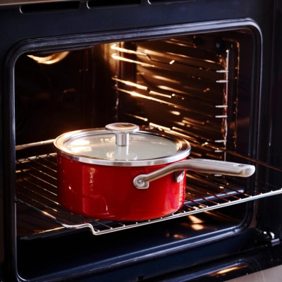 Ківш KitchenAid Steel Core, 16 см, 1,3 л, червоний (CC003287-001) Вінниця - фото 5