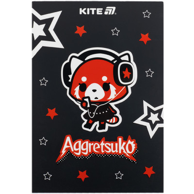 Блокнот Kite Aggretsuko A5, 50 аркушів, клітинка (AR25-194) Вінниця - фото 1