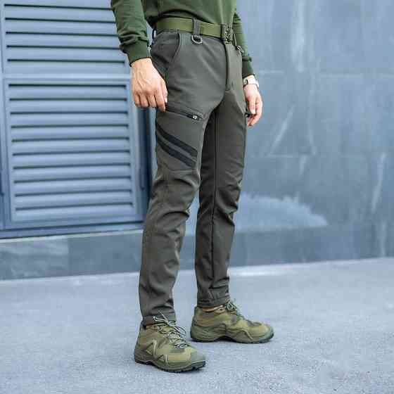 Штаны карго мужские весенние с карманами хаки Pobedov Static Киев