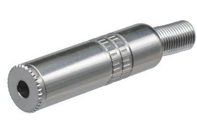 Гнездо 3.5 стерео кабельное, металлический корпус Полтава - изображение 1