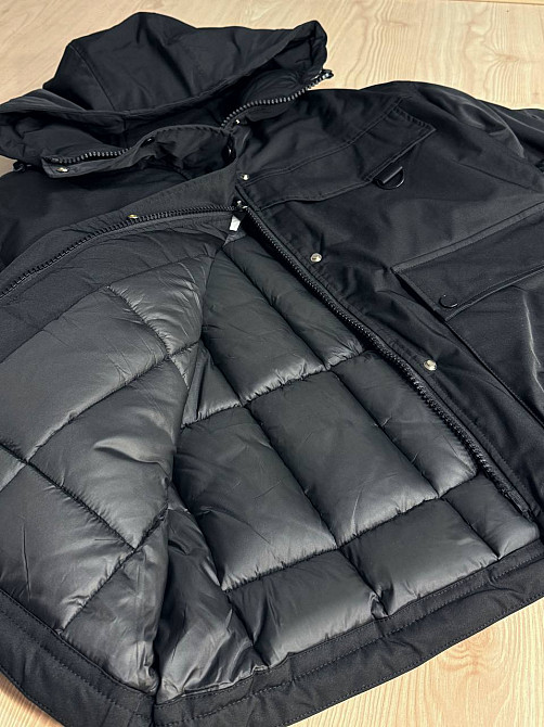 Куртка женская Snow Passion 6617 парка с капюшоном и карманами оверсайз черная, черный, 46 Киев - изображение 19