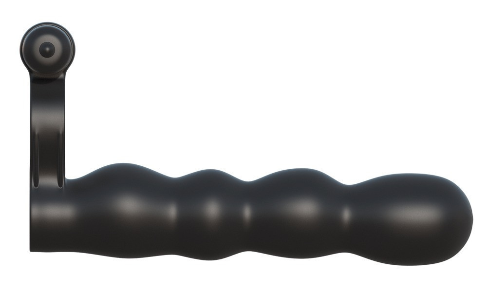 Насадка на член для подвійного проникнення з віброкільцем Posable Partner Double Penetrator Sex Aura Київ - фото 3