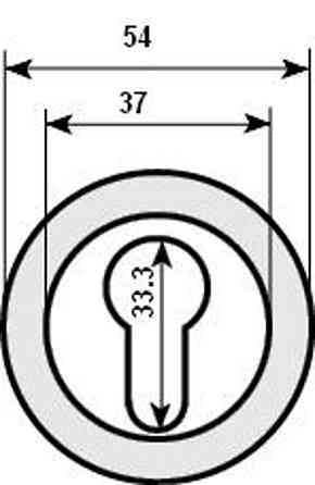 Накладка RY-59 мат латунь кл Bravo, Aura RDA Київ