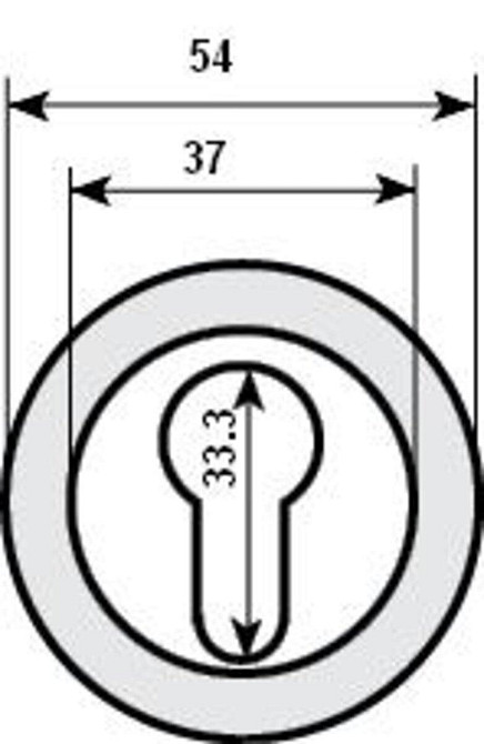 Накладка RY-59 мат латунь кл Bravo, Aura RDA Киев - изображение 2