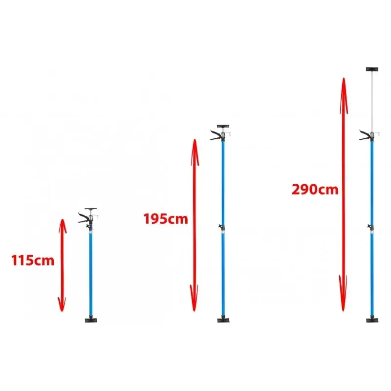 Підпори телескопічні AL-FA ALHTS2E — 2 шт, для стель і гіпсокартону, 120–290 см Львів - фото 2