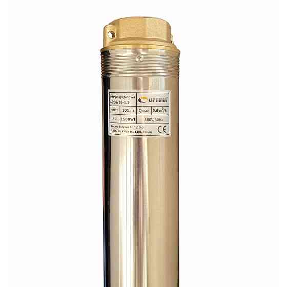 Насос свердловинний з підв. стійк. до піску OPTIMA 4SD 6/16 1,5 кВт 88м 3-фазний ( 1 частина ) (000015593) Київ