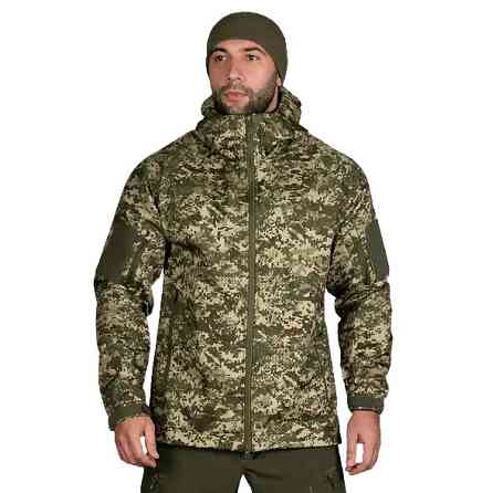 Куртка мужская теплая Stalker SoftShell (7495) Хищник пиксель L Винница