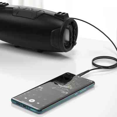 Кабель мультимедійний 3.5mm M to 3.5mm M 1.0m black XO (NBR175A-BK) Вінниця