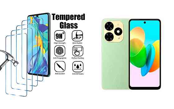 Захисне скло ArmorGlass для Tecno Spark 20, Spark 20c, Spark 20 Pro, Spark 20 Pro+ – стійке до подряпин та ударів Київ