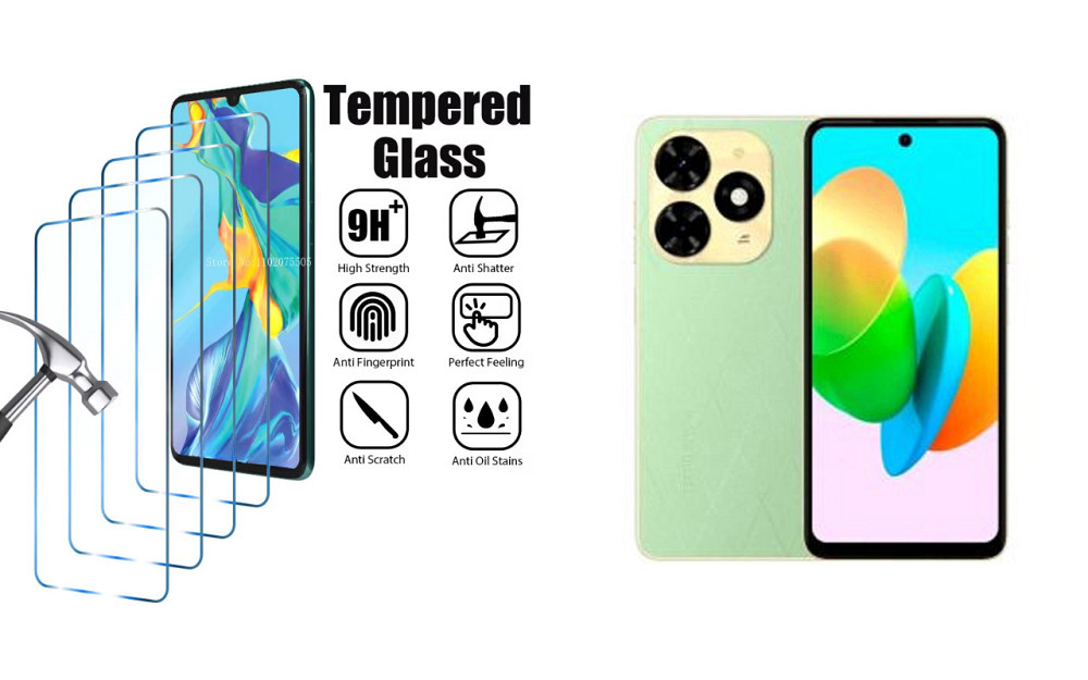 Захисне скло ArmorGlass для Tecno Spark 20, Spark 20c, Spark 20 Pro, Spark 20 Pro+ – стійке до подряпин та ударів Київ - фото 1
