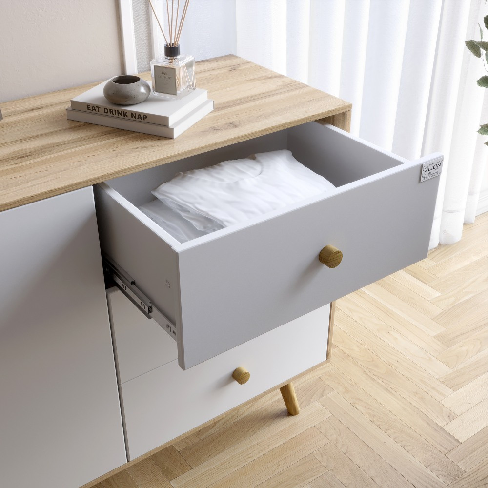 Комод LION Хьюге-5 Кашемир (LION-041112) ТОП Львов - изображение 4