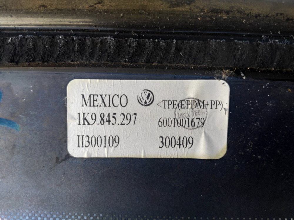 Стекло в кузов левое VW Golf V 2003-2009 (универсал) Ковель - фото 3