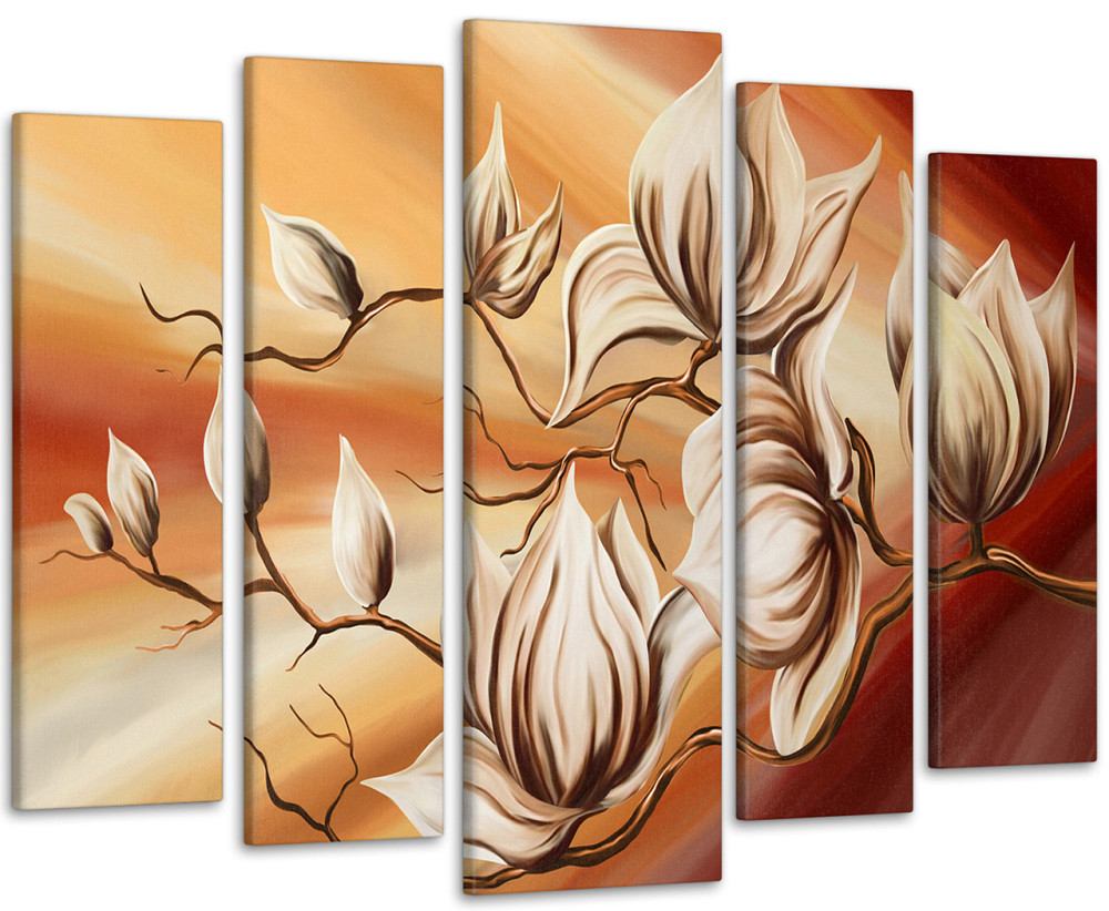 Модульна картина Квіти Абстракція Art-138_5 Київ - фото 1