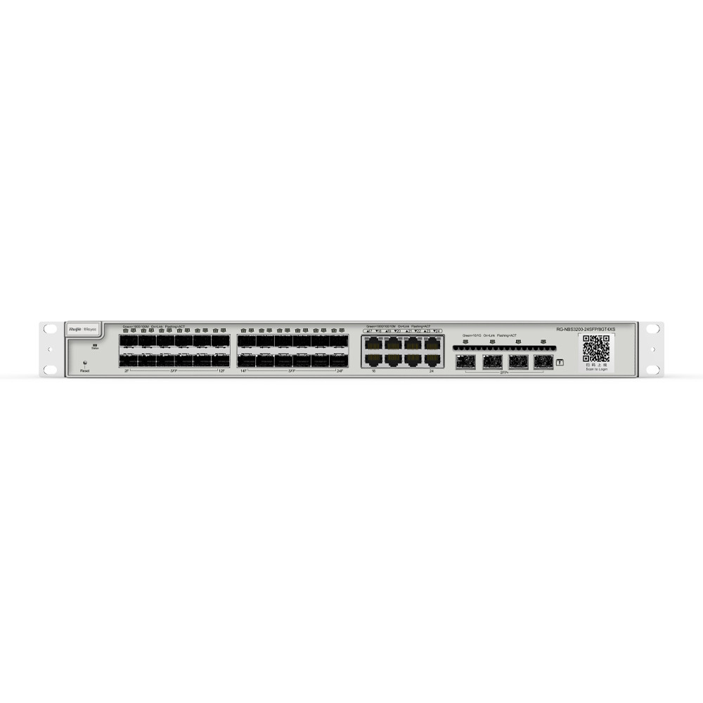 Комутатор Ruijie Reyee RG-NBS3200-24SFP/8GT4XS 24-портовий керований з 8 комбінованими портами Київ - фото 1
