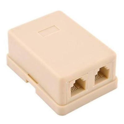 Телефонная розетка 2xRJ12 телефонная 6P4C накладная Ritar (StR-6P4CRJ12-2) Винница - изображение 1