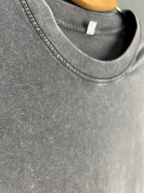 Футболка жіноча A-N 48020 базова оверсайз подовжена вільний крій варена тай дай one size, сірий, one Одеса - фото 7