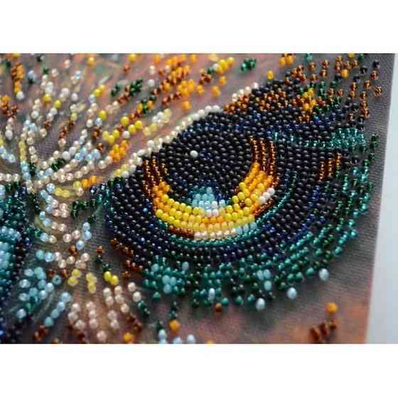 Набір-міді для вишивання бісером "Безстрашний" AMB-107 на натуральному полотні Вінниця