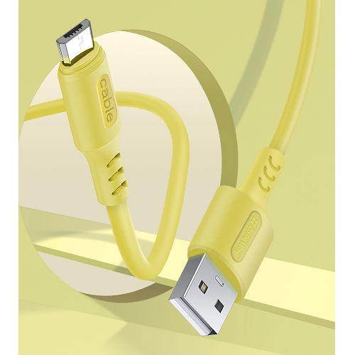 Кабель USB MicroUSB ColorWay CW-CBUM043-Y 2,4A 1м жовтий Житомир
