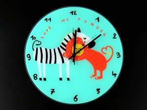 Часы настенные из стекла Африканская любовь Киев - изображение 1