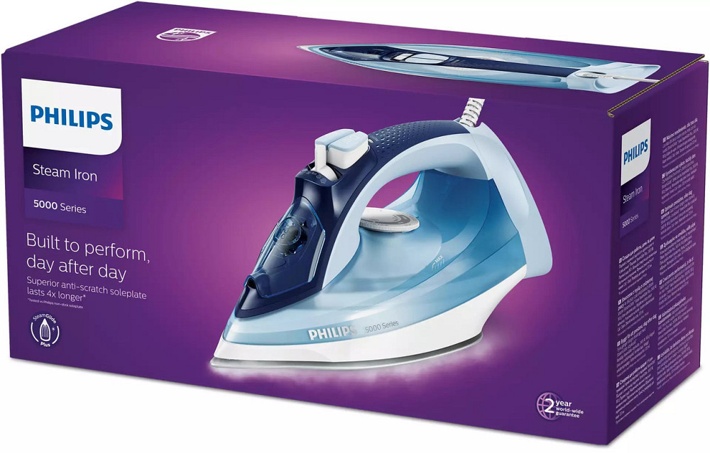 Праска Philips DST5030/20 блакитний з білим Харьков - изображение 8