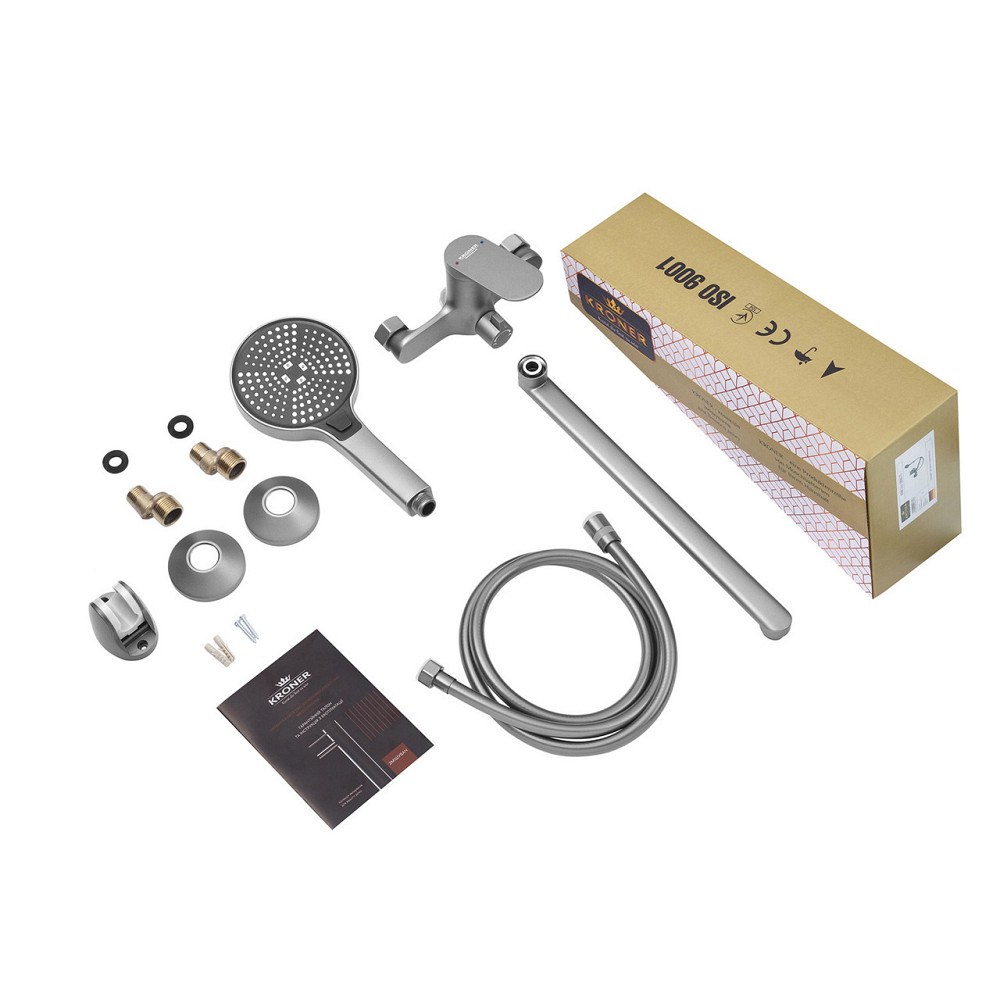 Набор смесителей Kroner Linz-GRN070 + смеситель Linz-GRN010 Киев - изображение 9