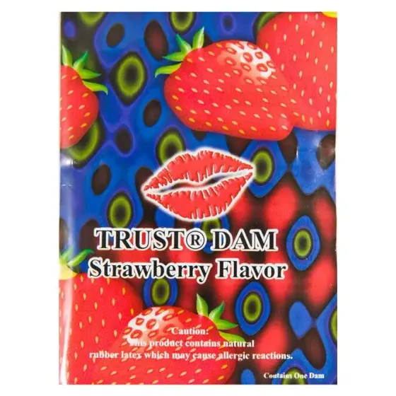 Латексна серветка Latex Dental Dams Strawberry 1 шт Львів