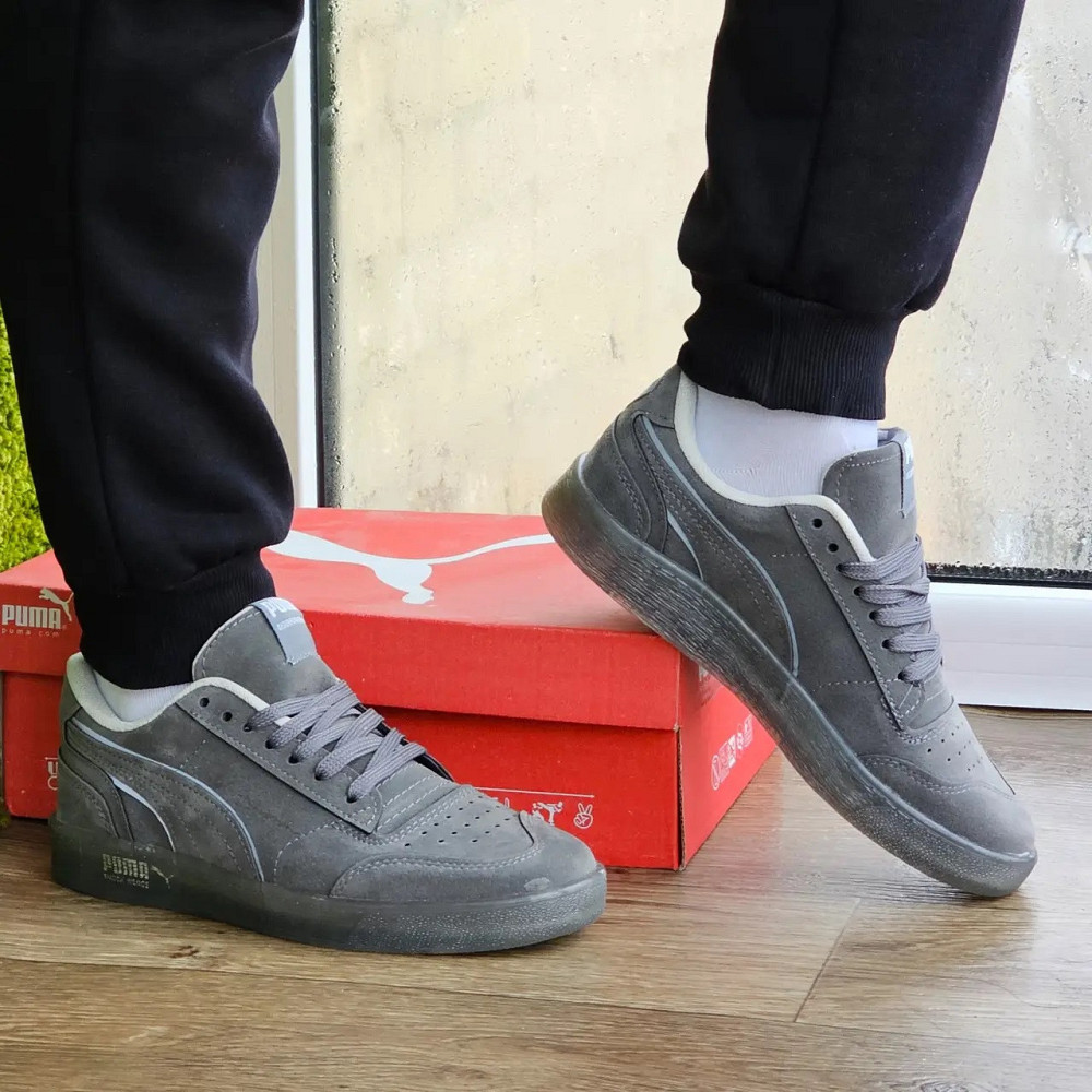 Кроссовки Мужские Puma Серые Замшевые Пума (размеры: 41,43) Днепр - изображение 10