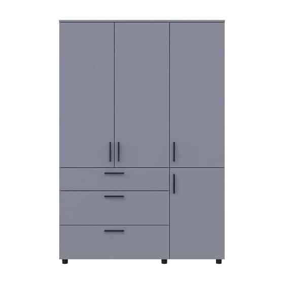 Шкаф для одежды Doros Торн Серый 3 ДСП/3Ш (штанга) 135х51.6х200 (DRS-012065) Львов