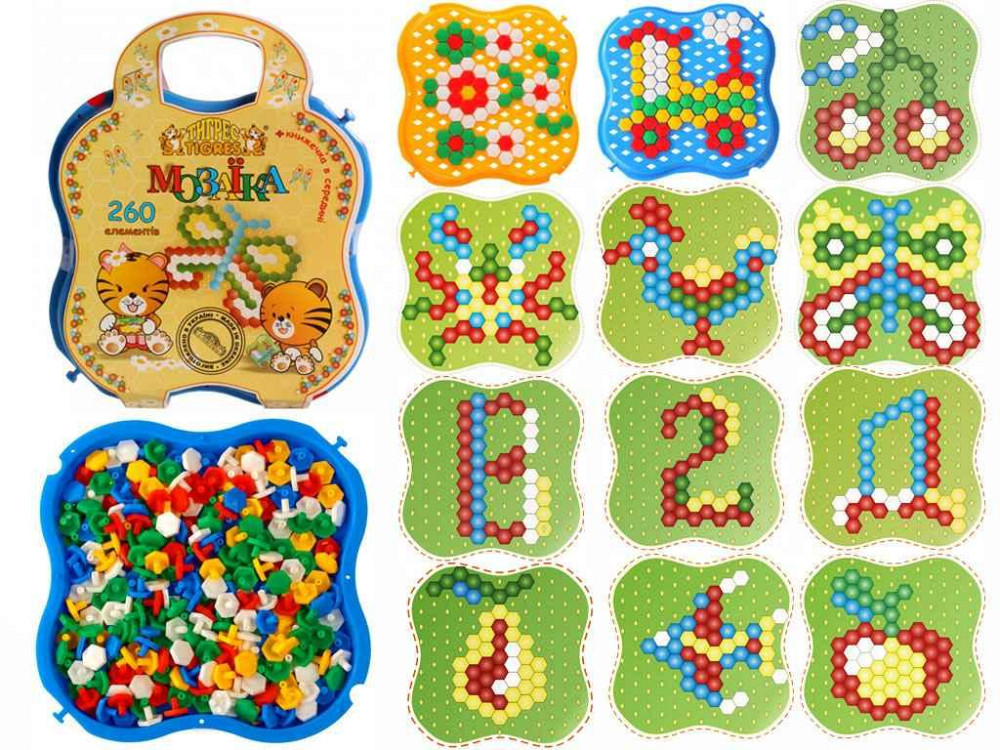 Игрушка развивающая Мозайка, арт. 39113 ТМ ТИГРЕС Киев - изображение 1