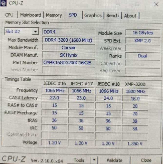 Оперативная память Corsair DDR4 3200Mhz 16Gb 2шт Харьков - изображение 5