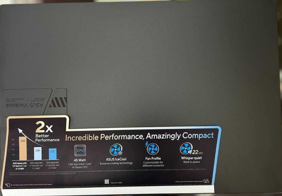 Новий ASUS VIVOBOOK K3605ZC 16 FHD+120Hz/i5-12450H/16GB/512SSD/RTX3050 Київ - фото 1