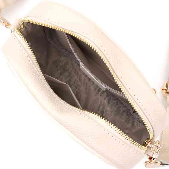 Жіноча сумка на кожен день з натуральної шкіри Білий (Vintage) Київ