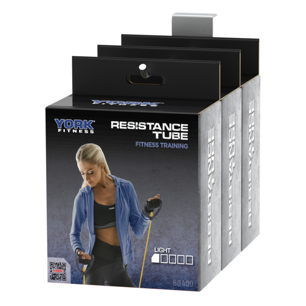 Еспандер трубчастий з ручками York Light, жовтий Киев - изображение 7