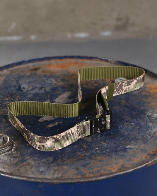 Тактичний ремень Cobra 140 см піксель ВТ1032 Одеса - фото 5