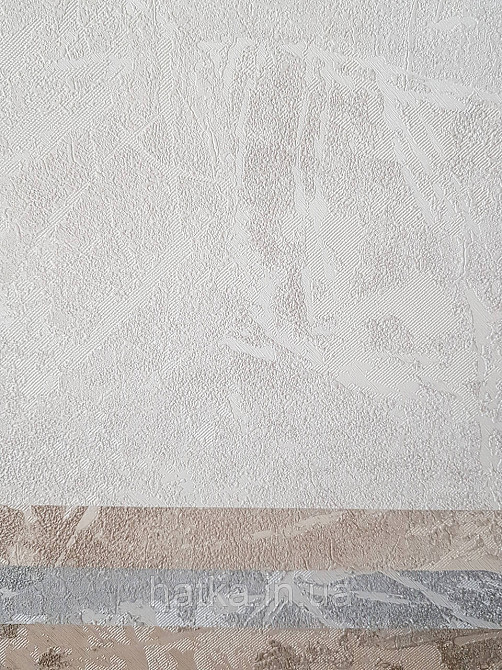 Шпалери метрові вінілові на флізеліні Sintra Structure під штукатурку під бетон структурні білі зі сріблом 406304 Київ - фото 3