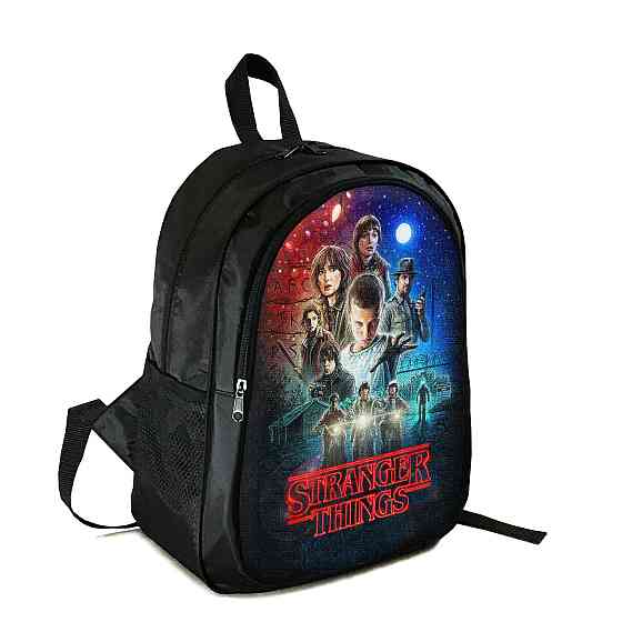 Рюкзак підлітковий/шкільний 38×28 см з принтом Дуже дивні справи / Stranger Things на два відділення для хлопчика, дівчин (4410) Київ