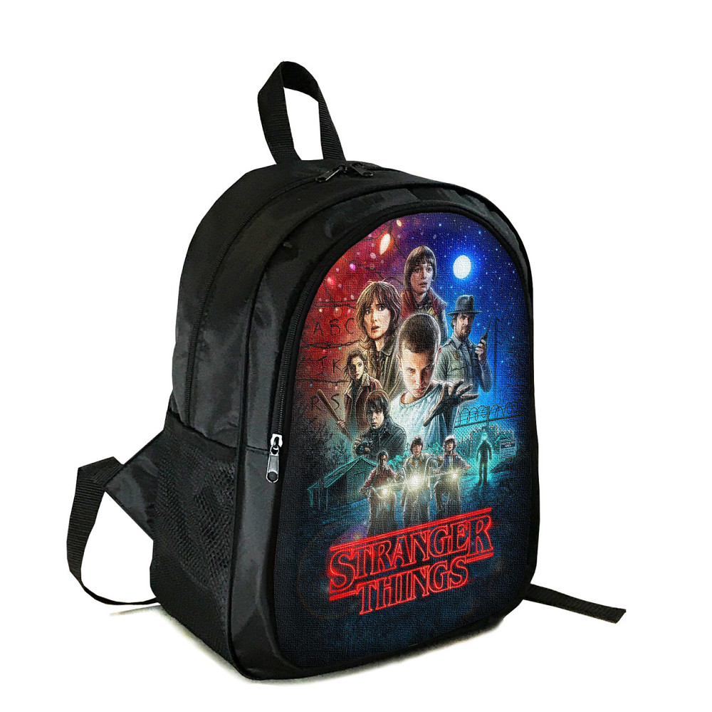 Рюкзак підлітковий/шкільний 38×28 см з принтом Дуже дивні справи / Stranger Things на два відділення для хлопчика, дівчин (4410) Київ - фото 1