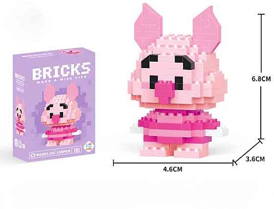 Конструктор Micro Bricks — набор мини-фигурок для детей и коллекционеров, разные персонажи и модели Киев