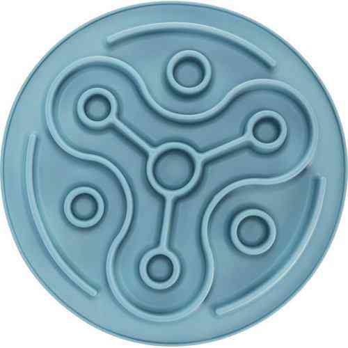 Коврик Trixie Медленное кормление для собак, термопластиная резина, d-28 см (голубой) Винница