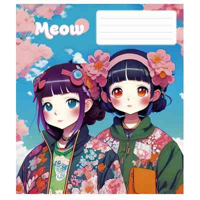 Зошит Школярик Kawaii 48 аркушів лінія (048-3302L) Вінниця