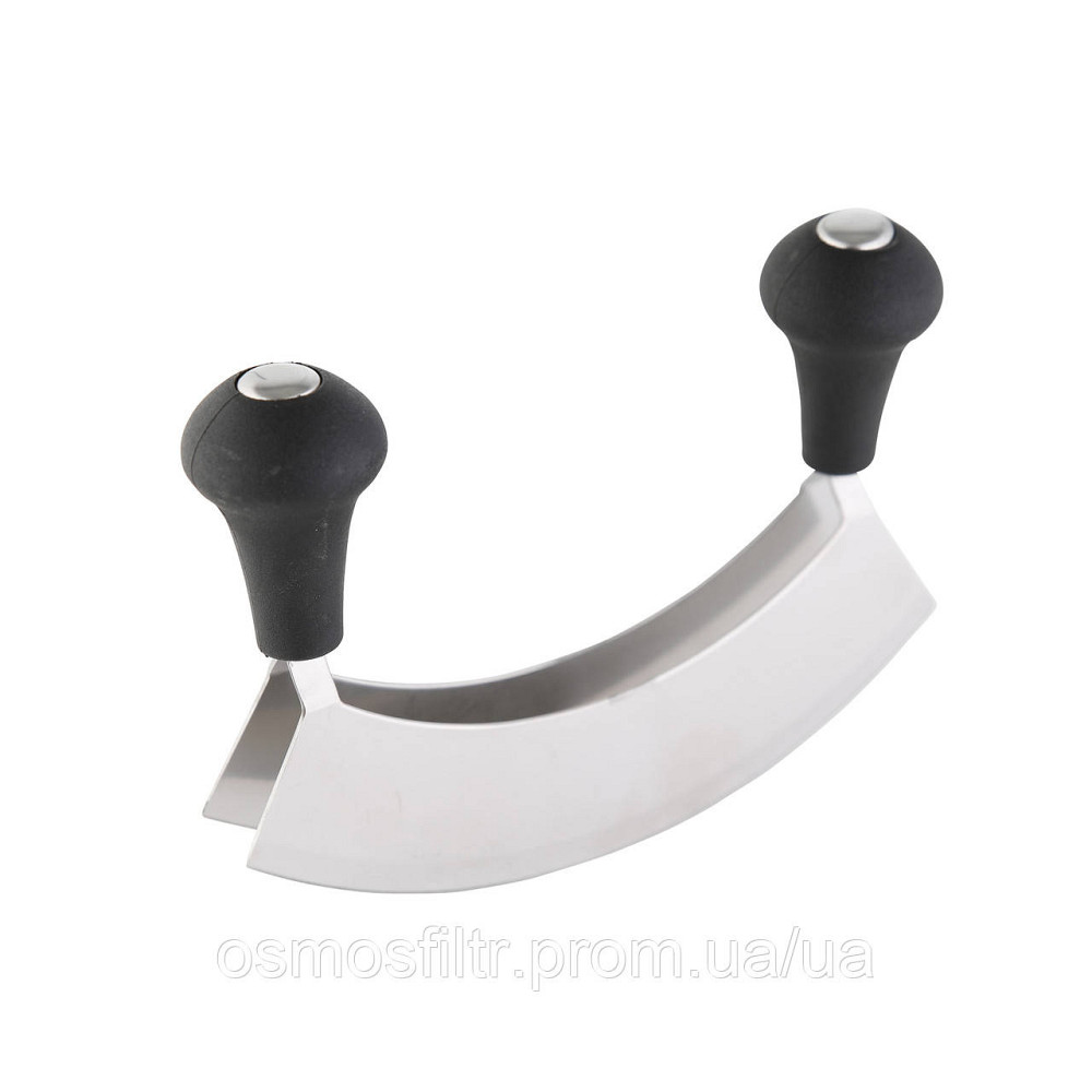 Ніж подвійний Axentia 17х14х4 см для шинкування зелені нерж (200509) Київ - фото 1