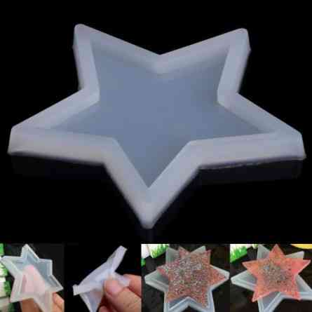 Молд силиконовый Звезда 7 см серый Киев