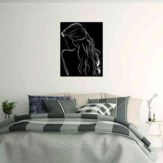 Декоративное настенное Панно «Девушка» Декор на стену Киев