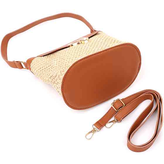 Літня сумка з якісного текстилю Vintage sale_15138 Коричневий Київ