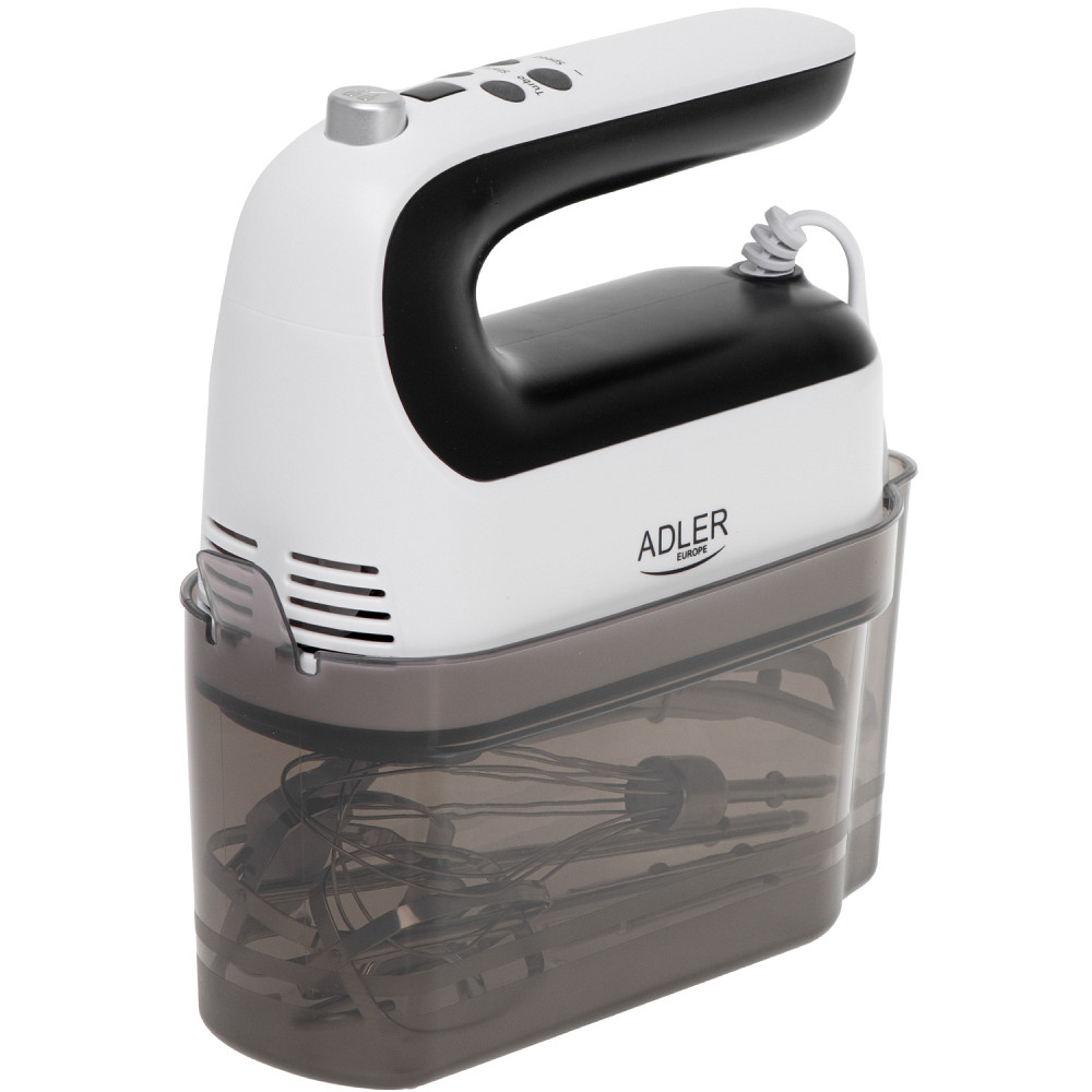 Міксер Adler AD 4229 ручний/ 600Вт/ 9 швидкостей/ Turbo/ контейнер для аксесуарів/ білий Винница - изображение 7