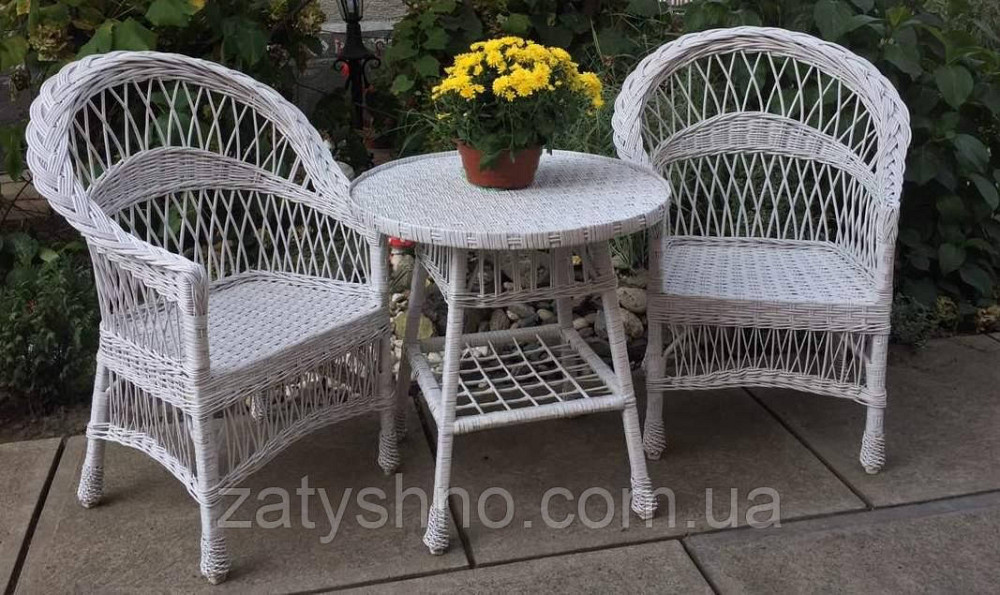 Меблі білі плетені із Закарпаття Київ - фото 1