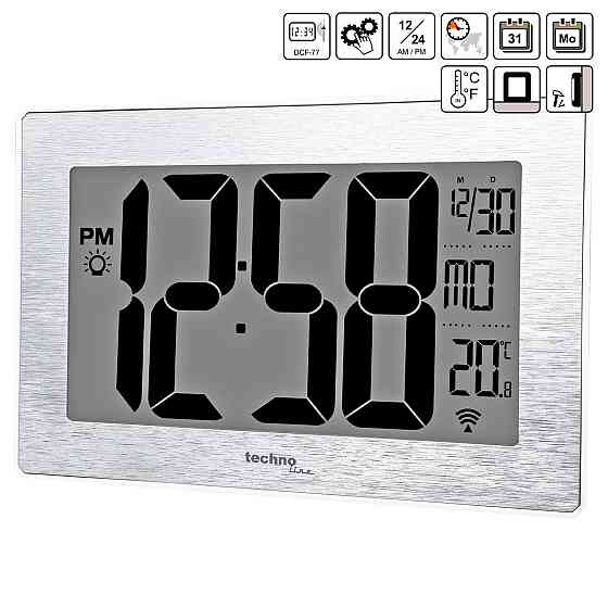 Часы настенные Technoline WS8019 Silver (WS8019) Винница